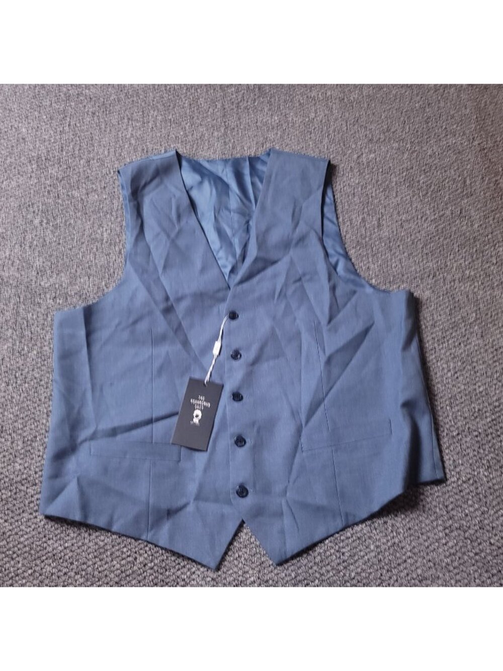 The Groomsman Suit Vest Mens 44 Light Blue Formal Supply Dress Wedding Shop